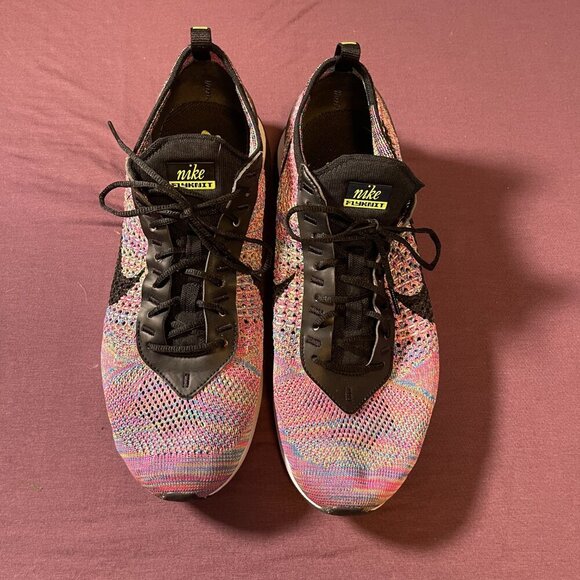 Nike Air Max FlyKnit Racer Men Multicolor Running Sneaker - Size 10.5 - Picture 5 of 10